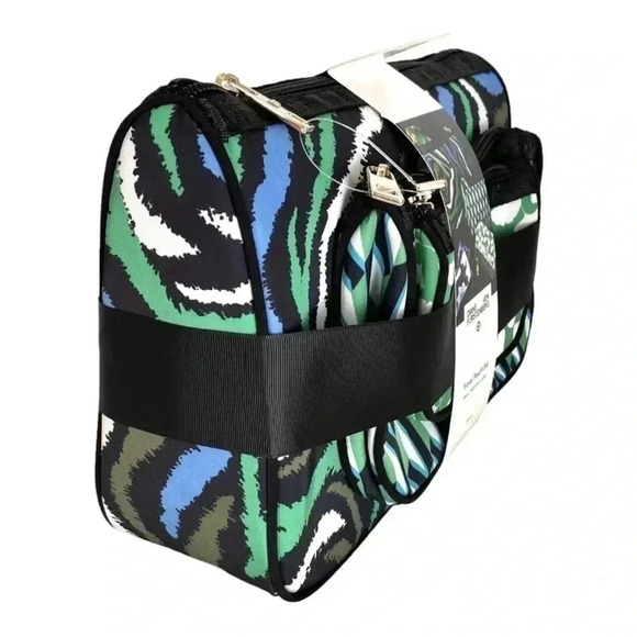 NWT DVF for Target 3 Pack Travel Pouches Disco Zebra, Arrow Geo, Ginkgo - Picture 2 of 7